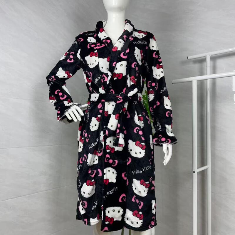 Winter Clothing Equipment - Koszula nocna Hello Kitty Nowa jesienno-zimowa