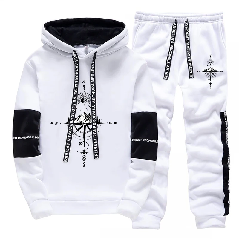 Winter Clothing Equipment - Nowy jesienno-zimowy męski dres, modny, casualowy,