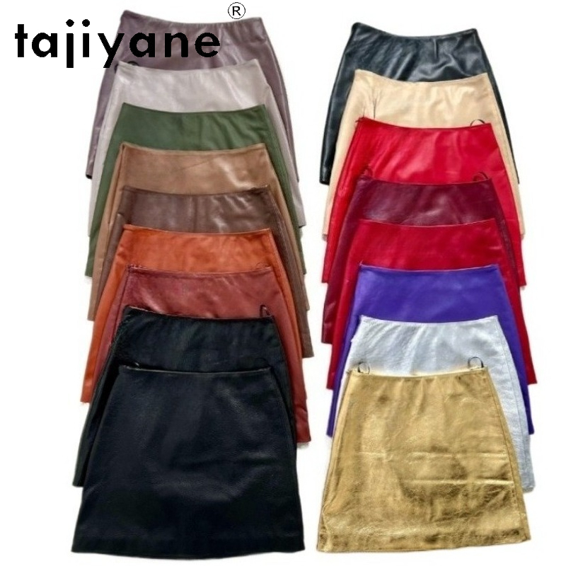 Winter Clothing Colors - TAJIYANE Spódnice z najwyższej jakości skóry