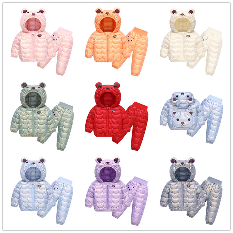 Winter Clothing 1 Year Old - Jesienno-zimowy zestaw odzieży dziecięcej: bawełniana kurtka