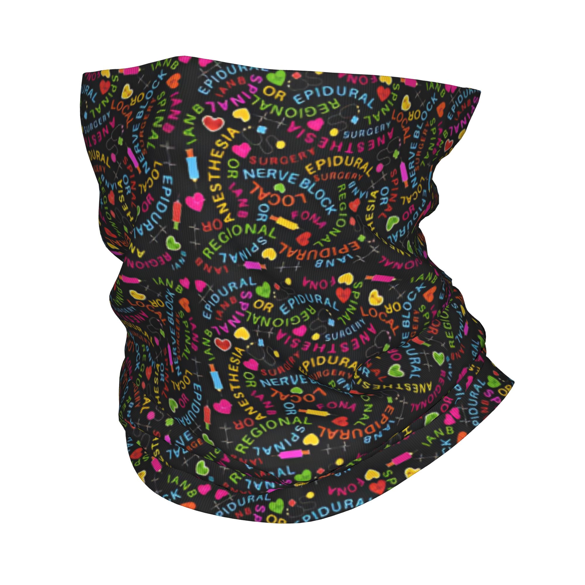 Wool Balaclava Knit - Anestezja Anestezjologia Medyczna Bandana Komin Ochraniacz