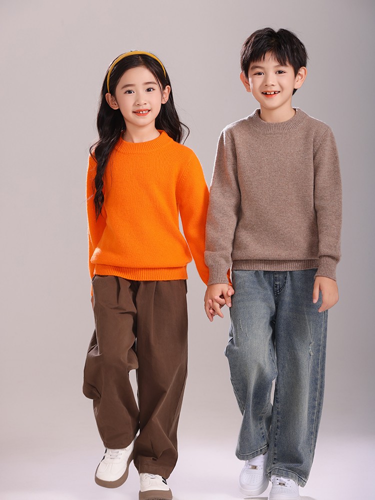 Winter Clothing Boys - Dziecięcy wełniany sweter pulower jesień zima
