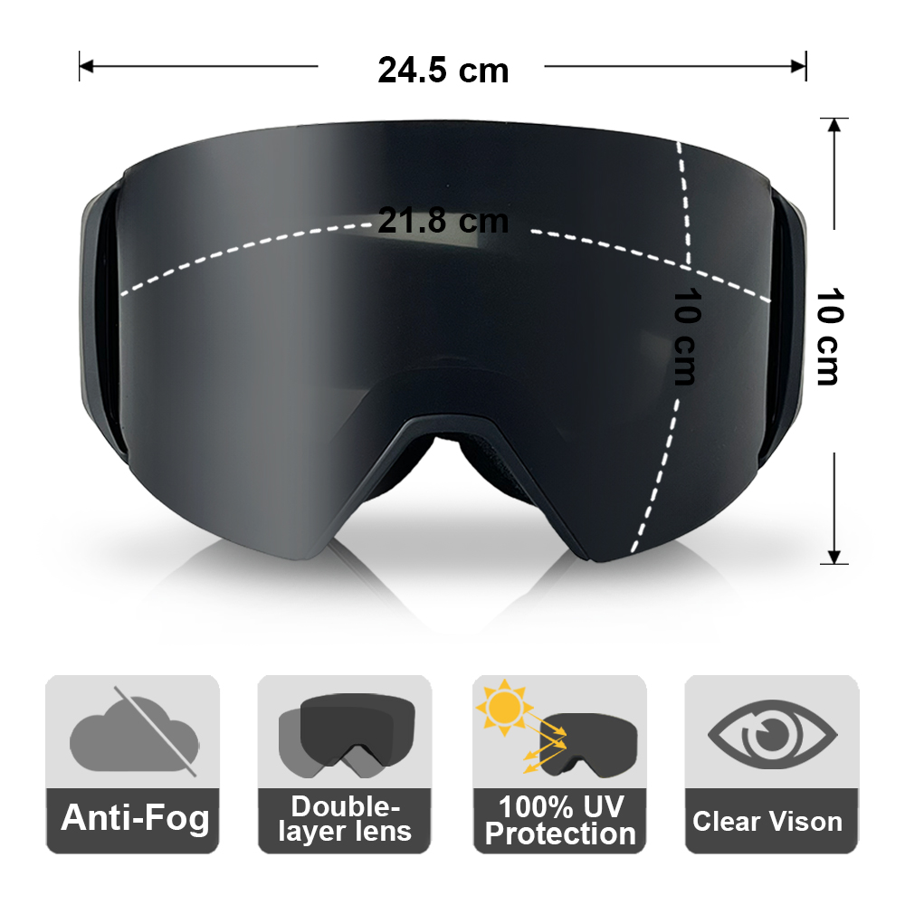 Profesjonalne gogle narciarski – Snow Goggle Uv recenzja i cena