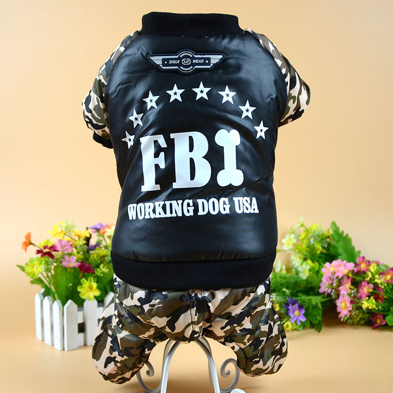 Fajne ubranka dla psów FBI, ko – Winter Clothing Boys recenzja i cena