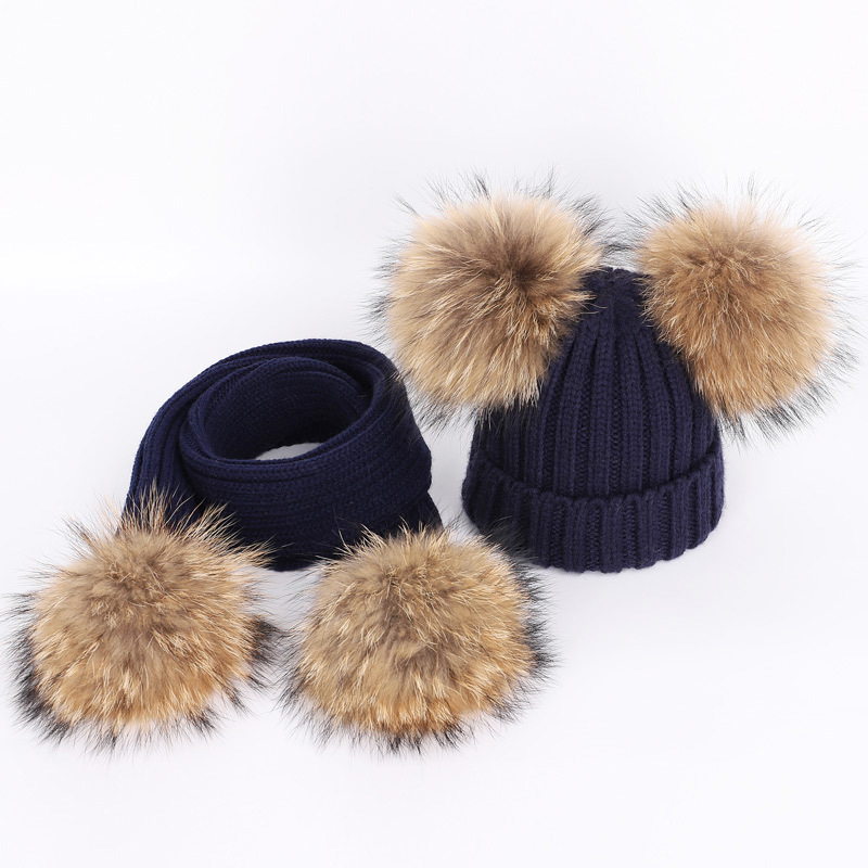 Zestawy czapki i szalika dla d – Winter Clothing Boys recenzja i cena