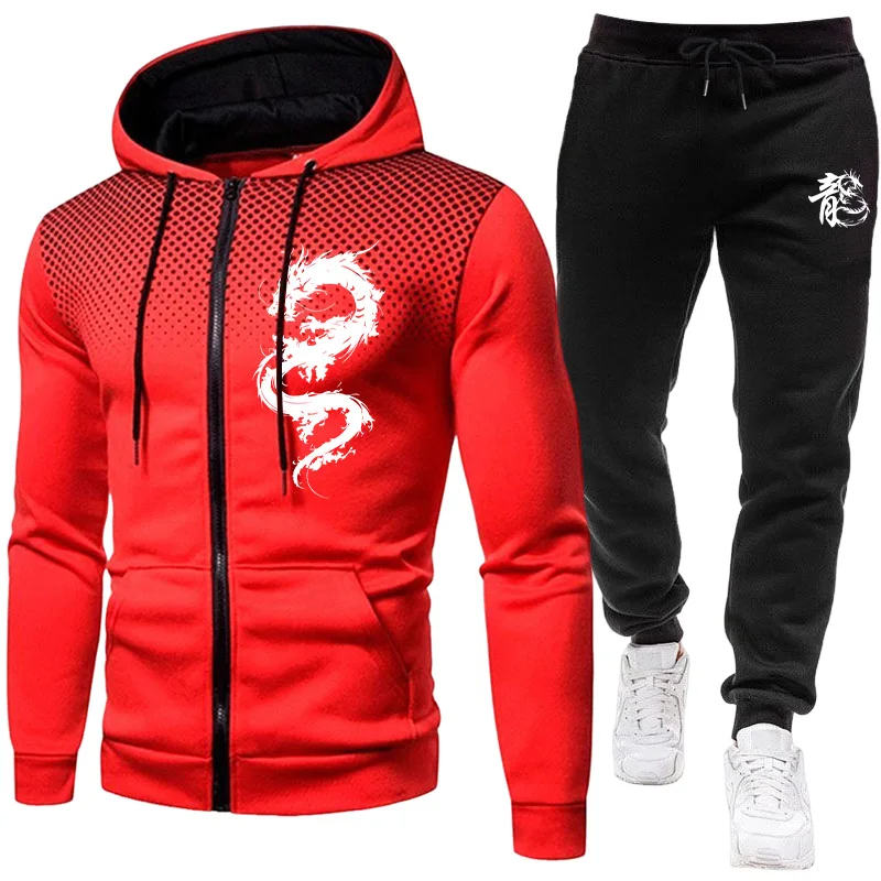 Męski Zestaw z Nadrukiem Smoka – Winter Clothing Equipment recenzja i cena