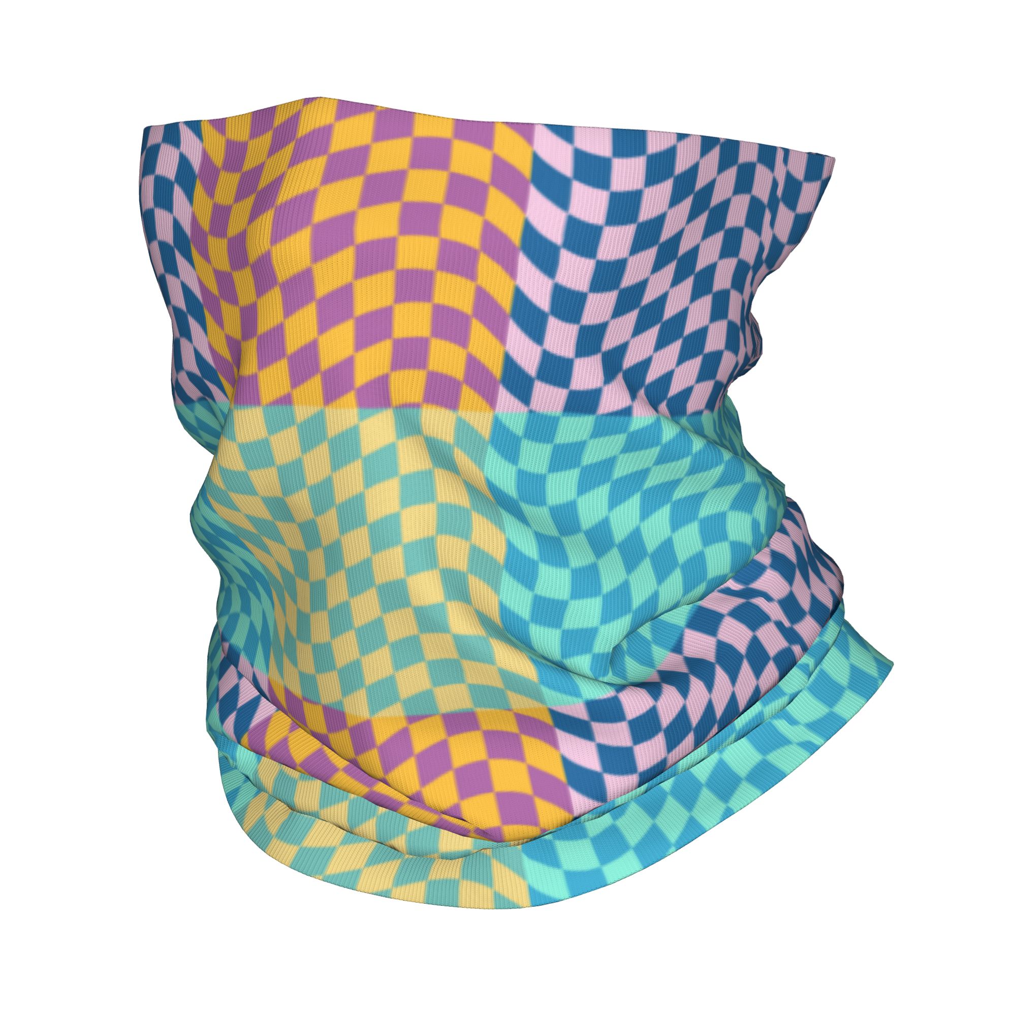 Kolorowa bandana w kratę, osło – Wool Balaclava Knit recenzja i cena