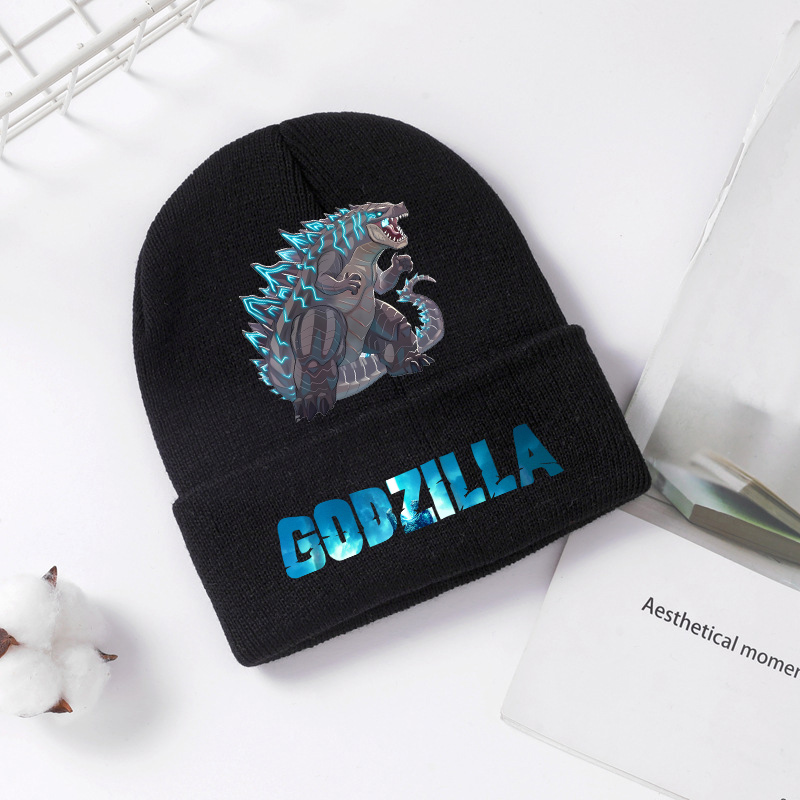 Godzilla czapka z dzianiny zim – Winter Clothing Boys recenzja i cena