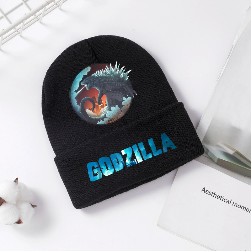Godzilla czapka z dzianiny zim – Winter Clothing Boys recenzja i cena